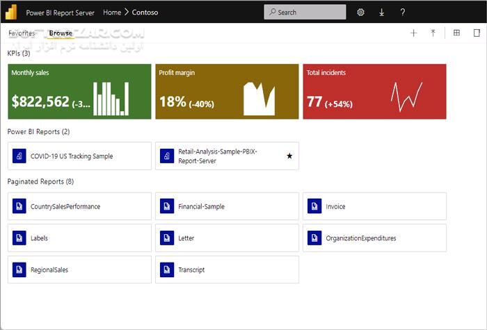 دانلود Microsoft Power BI Report Server September 2025 15.0.1119.121 - دانلود پاور بی آی ریپورت سرور - سافت گذر