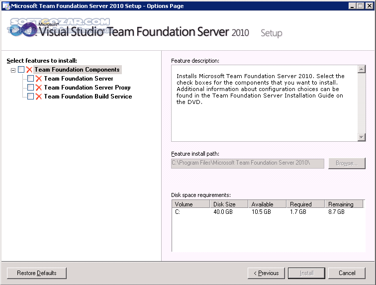 دانلود Microsoft Visual Studio Team Foundation Server 2010 x86/x64 - دانلود ویرایش خاص نرم افزار Visual Studio‌ برای انجام گروهی پروژه های برنامه نویسی - سافت گذر