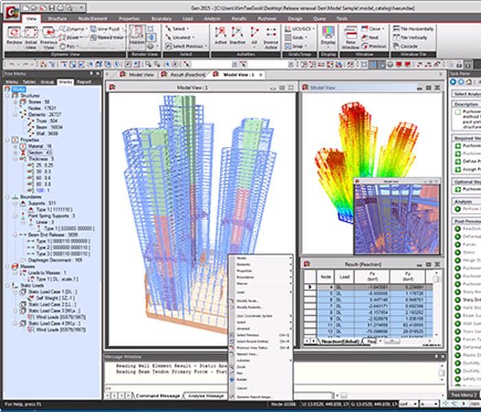 دانلود Midas Gen 7.2.5 / 7.02r1 + 2015 v1.1 x86 - دانلود تحلیل و طراحی سازه‌ها - سافت گذر