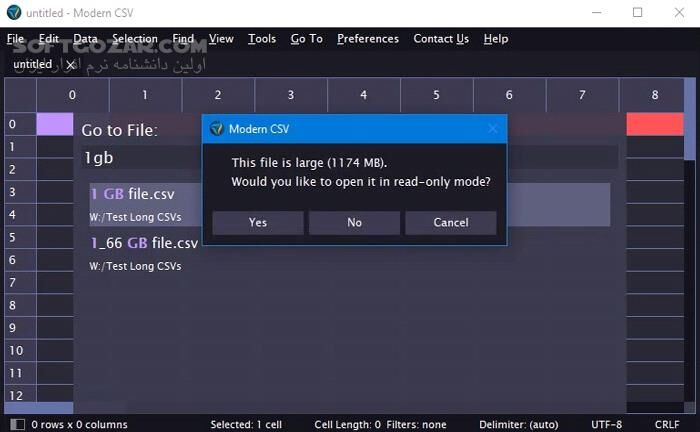 دانلود Modern CSV 2.1 - دانلود ویرایشگر فایل های سی اس وی - سافت گذر