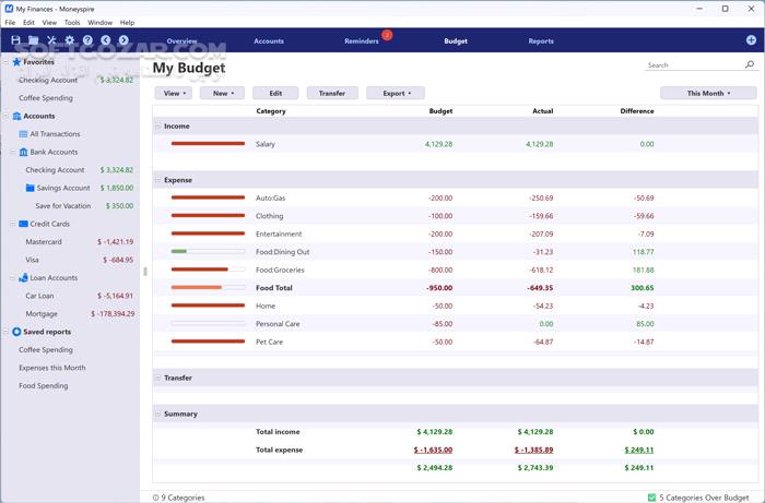 دانلود Moneyspire 2026 v26.0.7 (x64) - دانلود مدیریت امور مالی - سافت گذر