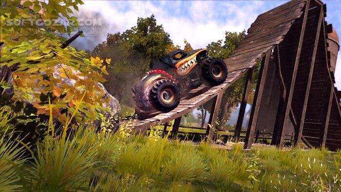 دانلود Monster Jam Battlegrounds - دانلود بازی مسابقات رانندگی بامانع با خودروهای غول‌پیکر - سافت گذر