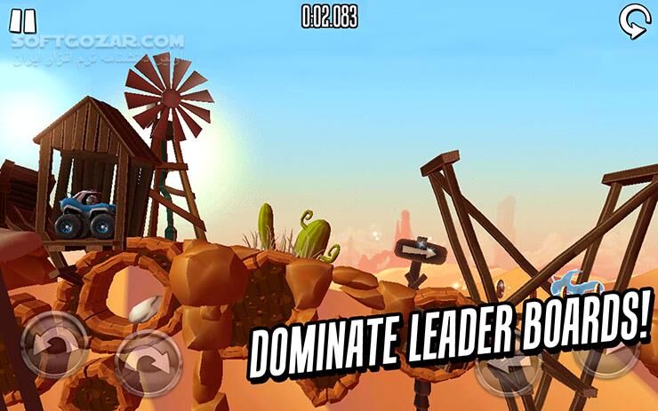 دانلود Motoheroz 2.0.3 for Android +2.3 - دانلود بازی ماشین شاسی بلند برای اندروید - سافت گذر