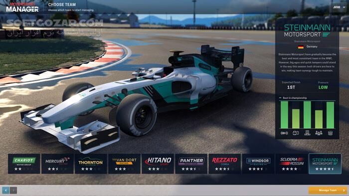 دانلود Motorsport Manager - GT Series - دانلود بازی شبیه ساز اتومبیلرانی - سافت گذر