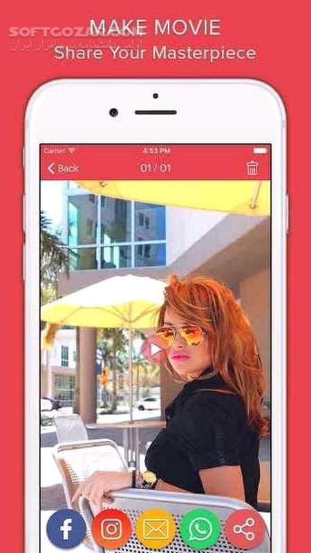 دانلود Movie Maker – Photo Video Maker With Music PRO 1.12 For Android +4.1 - دانلود مووی میکر برای اندروید - سافت گذر