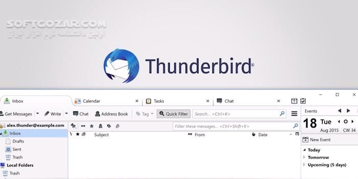 دانلود Mozilla Thunderbird 147.0.1 Win/Mac/Linux + Portable - دانلود موزیلا تاندربرد مدیریت ایمیل - سافت گذر