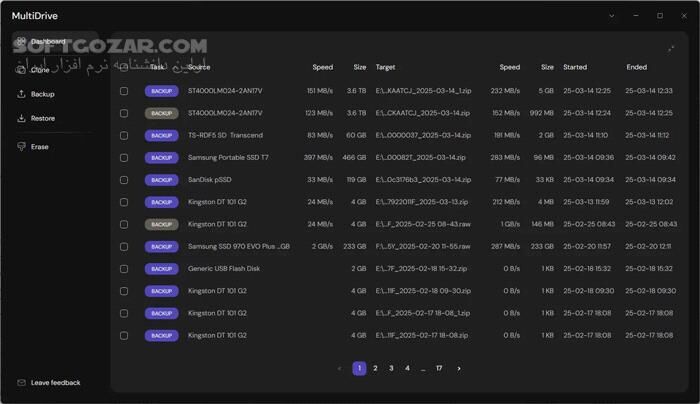 دانلود MultiDrive 1.2 - دانلود کلون‌سازی و پشتیبان‌گیری دیسک - سافت گذر