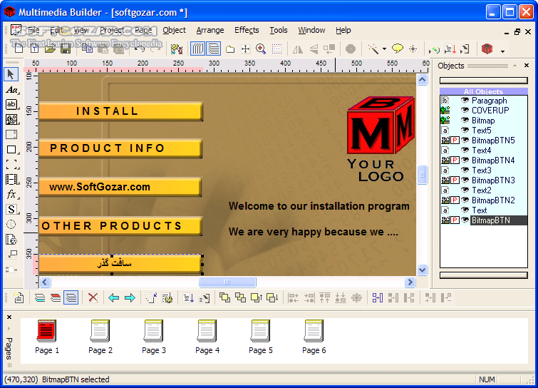دانلود Multimedia Builder 4.9.8.13 + Portable - دانلود یک نرم افزار قدیمی ولی کارامد برای ساخت پروژه های مالتی مدیا و منوی آتوران CDها - سافت گذر