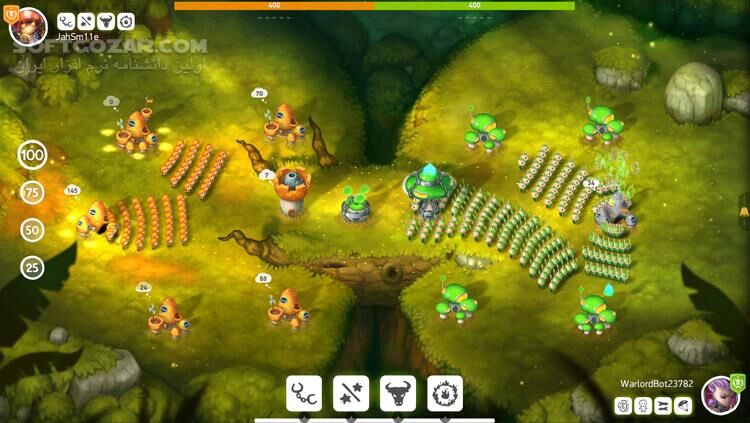 دانلود Mushroom Wars 2 + Update v2.4.0 - دانلود بازی اکشن و استراتژیک - سافت گذر
