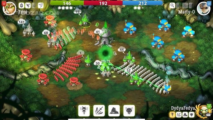 دانلود Mushroom Wars 2 + Update v2.4.0 - دانلود بازی اکشن و استراتژیک - سافت گذر