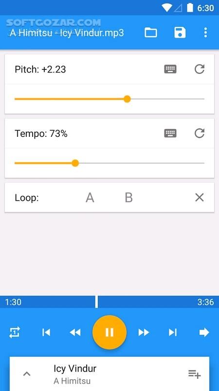 دانلود Music Speed Changer Full 12.1.6 for Android +4.1 - دانلود تغییر سرعت پخش موسیقی برای اندروید - سافت گذر