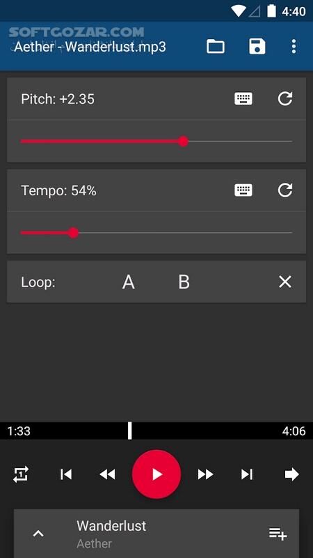 دانلود Music Speed Changer Full 12.1.6 for Android +4.1 - دانلود تغییر سرعت پخش موسیقی برای اندروید - سافت گذر