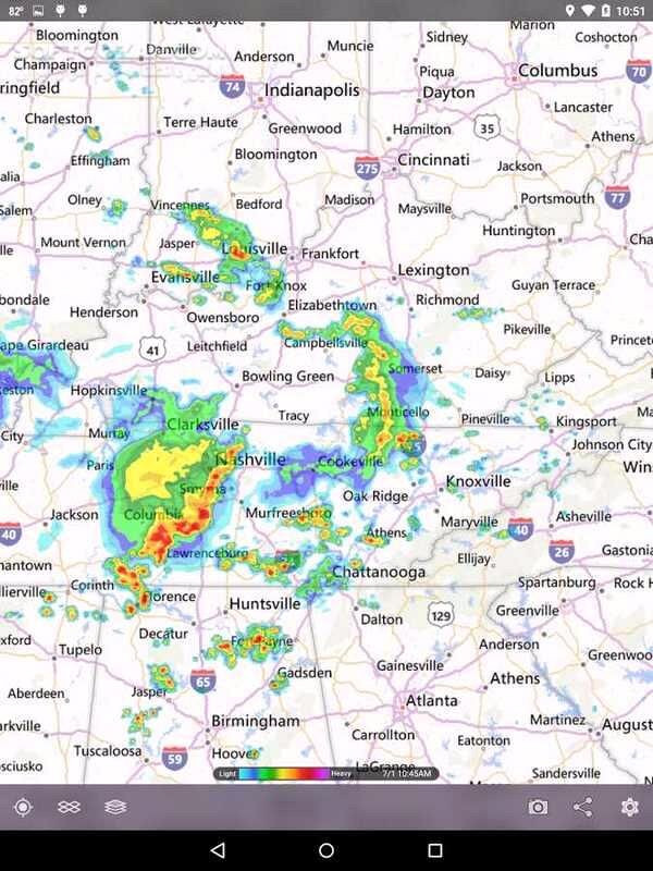 دانلود MyRadar Weather Radar Pro 8.67.2 For Android +8.0 - دانلود برنامه هواشناسی رادار برای اندروید - سافت گذر