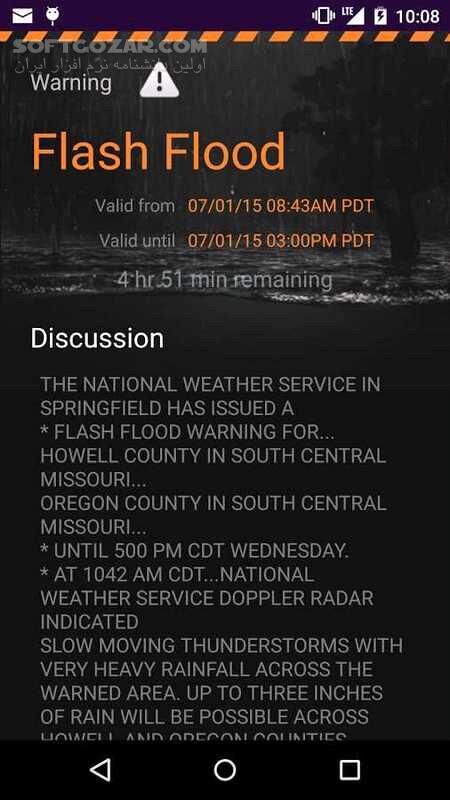 دانلود MyRadar Weather Radar Pro 8.67.2 For Android +8.0 - دانلود برنامه هواشناسی رادار برای اندروید - سافت گذر