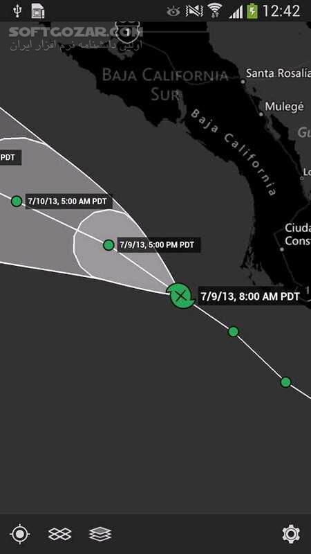 دانلود MyRadar Weather Radar Pro 8.67.2 For Android +8.0 - دانلود برنامه هواشناسی رادار برای اندروید - سافت گذر