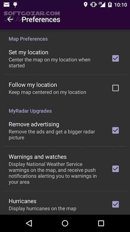 دانلود MyRadar Weather Radar Pro 8.67.2 For Android +8.0 - دانلود برنامه هواشناسی رادار برای اندروید - سافت گذر