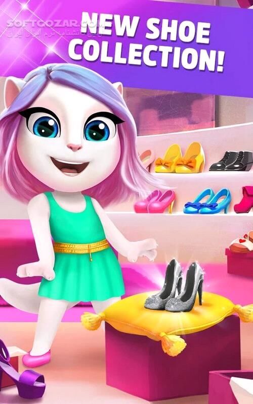 دانلود My Talking Angela 25.5.2.7874 for Android +6.0 - دانلود آنجلای سخنگو برای اندروید - سافت گذر