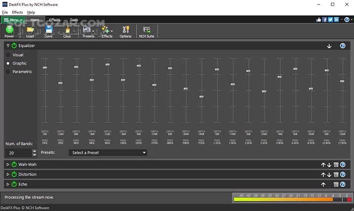 دانلود NCH DeskFX Audio Enhancer Plus 6.10 - دانلود تنظیم صدا - سافت گذر