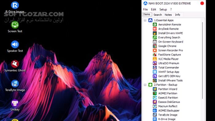 دانلود NHV BOOT 2025 V2000 WinPE EXTREME - دانلود دیسک نجات - سافت گذر