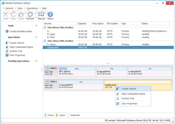 دانلود NIUBI Partition Editor 10.2.0 Technician + WinPE ISO - دانلود مدیریت هارد دیسک - سافت گذر