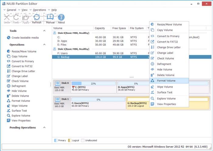دانلود NIUBI Partition Editor 10.2.0 Technician + WinPE ISO - دانلود مدیریت هارد دیسک - سافت گذر