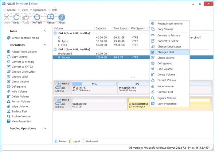 دانلود NIUBI Partition Editor 10.2.0 Technician + WinPE ISO - دانلود مدیریت هارد دیسک - سافت گذر