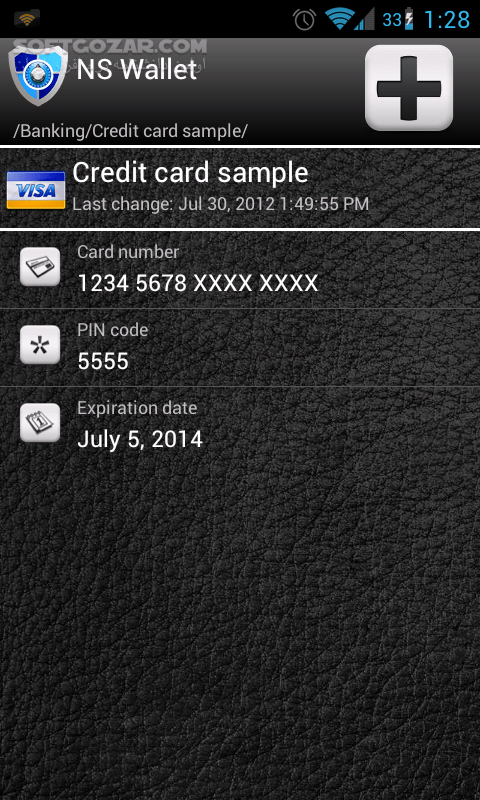 دانلود NS Wallet 2.2.3 for Android +4.0.3 - دانلود مدیریت رمزها و شماره حساب ها برای اندروید - سافت گذر