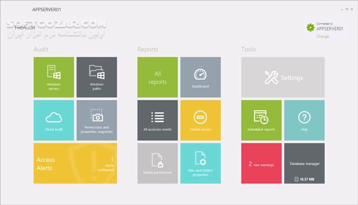 دانلود NTFS Permissions Reporter 4.1.535 - دانلود بررسی مجوزهای سیستم فایل - سافت گذر