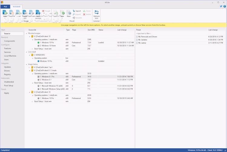 دانلود NTLite 2026.01.10761 + Business / Enterprise 2.1.1.7917 - دانلود برنامه ساخت ویندوز سفارشی - سافت گذر