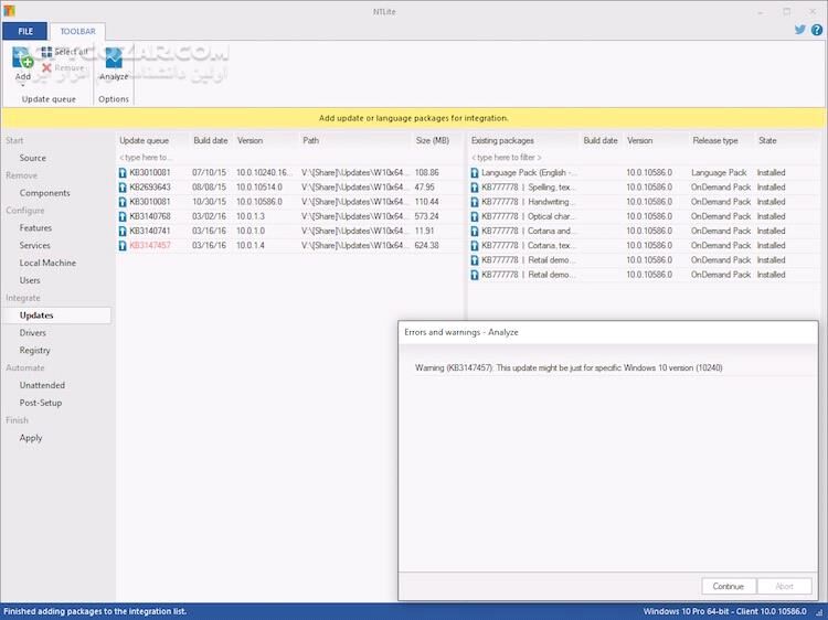 دانلود NTLite 2026.01.10761 + Business / Enterprise 2.1.1.7917 - دانلود برنامه ساخت ویندوز سفارشی - سافت گذر