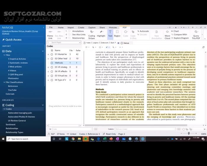 دانلود QSR International NVivo Enterprise 20 v1.7.2.1560 (x64) - دانلود تحلیل داده - سافت گذر