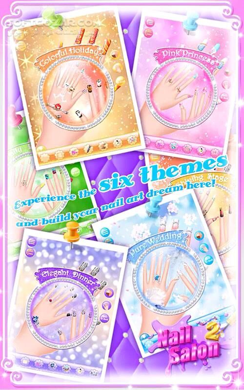 دانلود Nail Salon 2 1.0 for Android +2.3 - دانلود طراحی ناخن برای اندروید - سافت گذر