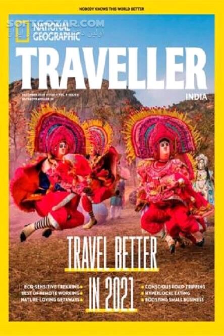 دانلود مجله تخصصی برای علاقه مندان به سفر و گردشگر - دانلود کتاب مجله National Geographic Traveller India دسامبر 2020 - سافت گذر