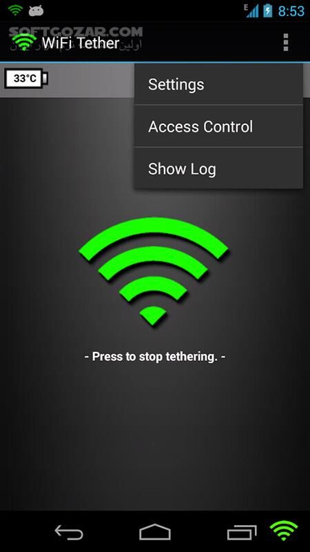 دانلود Network Share & WIFI Tethering 8.6.4 for Android +2.2 - دانلود به اشتراک گذاری اینترنت برای اندروید - سافت گذر