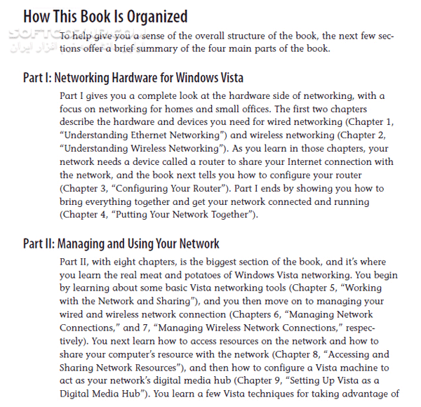دانلود Networking with Microsoft Windows Vista - دانلود کتاب شبکه با مایکروسافت ویندوز ویستا - سافت گذر