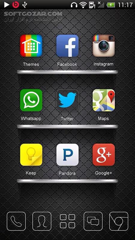 دانلود Nine Launcher PRO 1.3.1 for Android +4.0 - دانلود لانچر زیبا اندروید برای اندروید - سافت گذر