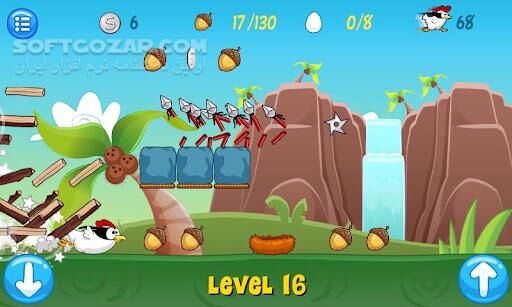 دانلود Ninja Chicken Ooga Booga 1.4.5 for Android +2.3 - دانلود مرغ نینجا برای اندروید - سافت گذر