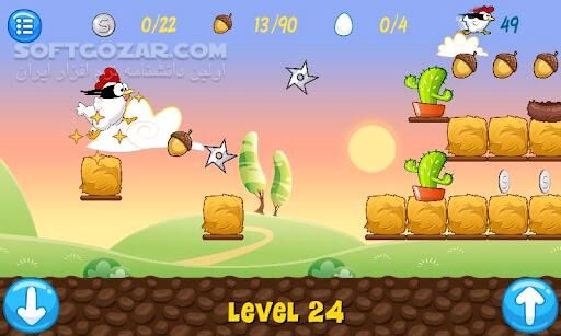دانلود Ninja Chicken Ooga Booga 1.4.5 for Android +2.3 - دانلود مرغ نینجا برای اندروید - سافت گذر