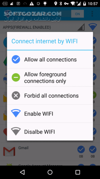 دانلود NoRoot Data Firewall 5.4.1 for Android +4.0 - دانلود فایروال قدرتمند و بدون نیاز به دسترسی به روت برای اندروید برای اندروید - سافت گذر