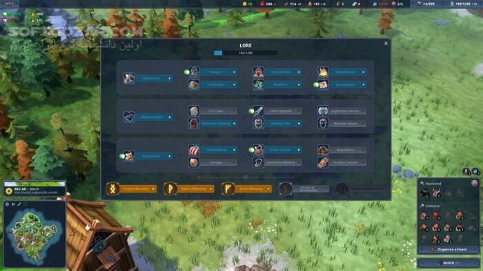 دانلود Northgard Krowns and Daggers + Update v2.6.15.24192 - دانلود بازی نورتگارد - سافت گذر