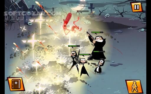 دانلود Nun Attack 1.6.4 for Android +2.3 - دانلود بازی راهبه های تیرانداز برای اندروید - سافت گذر