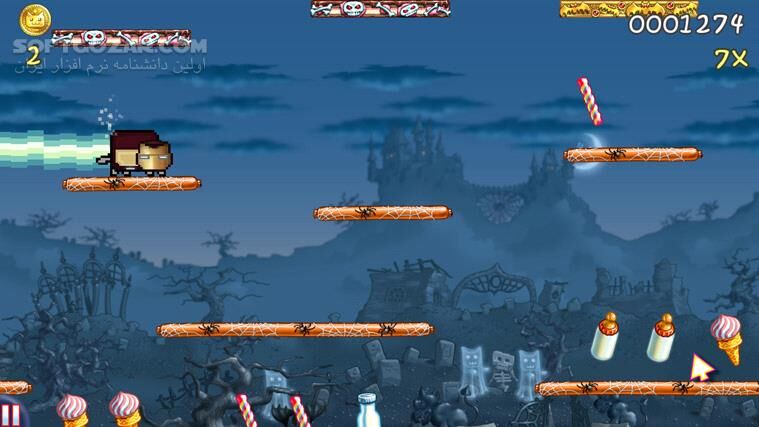 دانلود Nyan Cat Lost In Space - دانلود بازی گربه‌ی شکمو - گمشده در فضا - سافت گذر