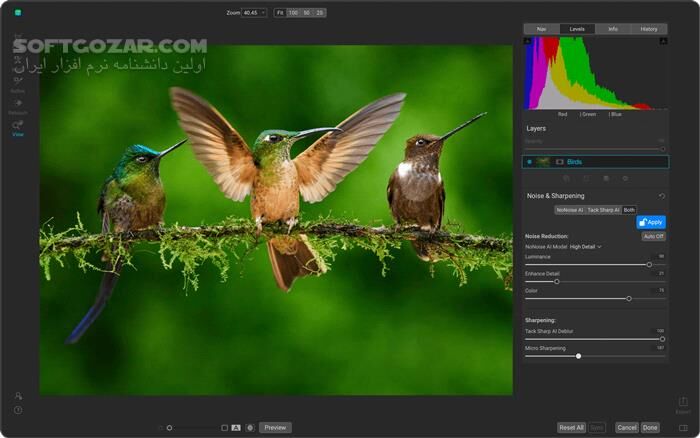 دانلود ON1 NoNoise AI 2024.2 v18.2.0.15224 - دانلود ویرایش عکس با هوش مصنوعی - سافت گذر