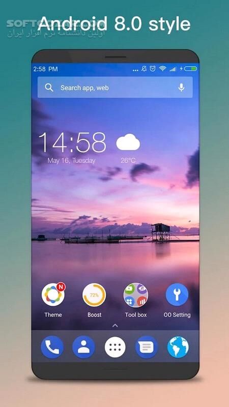 دانلود OO Launcher for Android 5.8 for Android +4.0 - دانلود لانچر اندروید 8 برای اندروید - سافت گذر