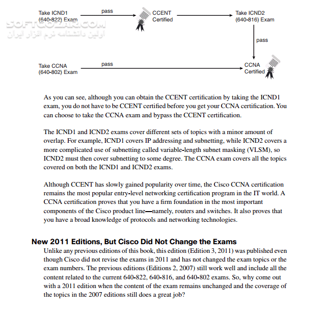 دانلود CCENT/CCNA ICND1 - دانلود کتاب CCENT/CCNA ICND1 - سافت گذر