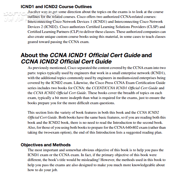 دانلود CCENT/CCNA ICND1 - دانلود کتاب CCENT/CCNA ICND1 - سافت گذر