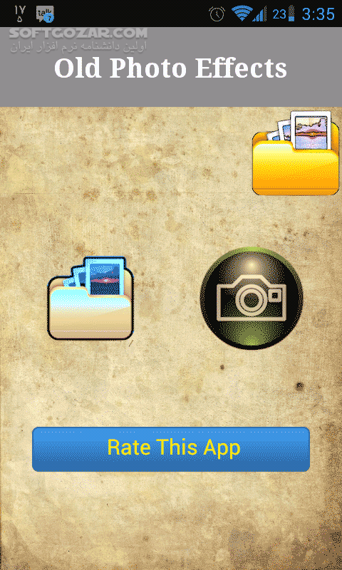 دانلود Old Photo Effects 1.4 for Android - دانلود براحتی عکس های خود را قدیمی کنید برای اندروید - سافت گذر
