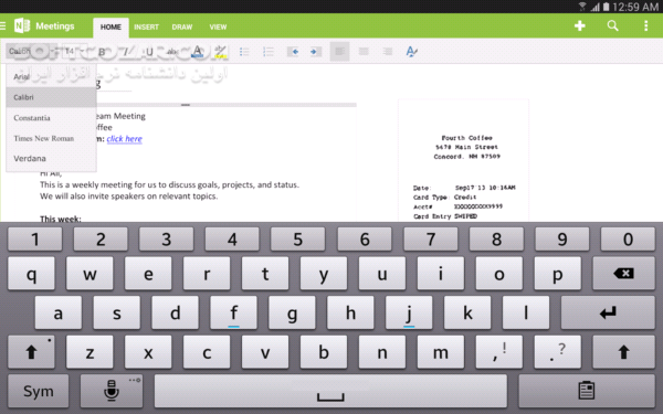 دانلود OneNote 16.0.19127.20320 for Android +11.0 - دانلود وان نوت برای اندروید - سافت گذر