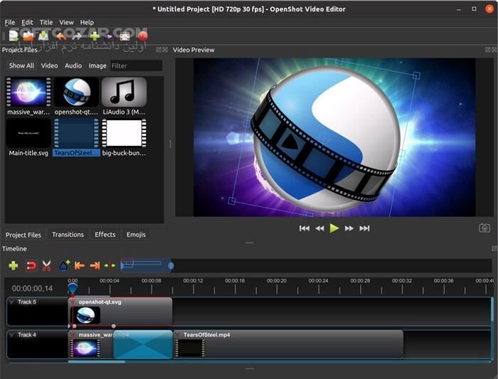 دانلود OpenShot Video Editor 3.4.0 - دانلود ویرایش ویدئو - سافت گذر