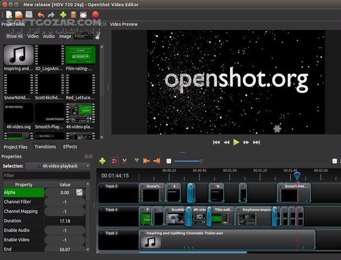 دانلود OpenShot Video Editor 3.4.0 - دانلود ویرایش ویدئو - سافت گذر